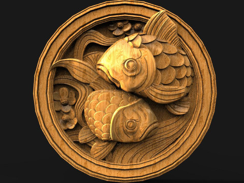 Fish CNC 3D Print Model