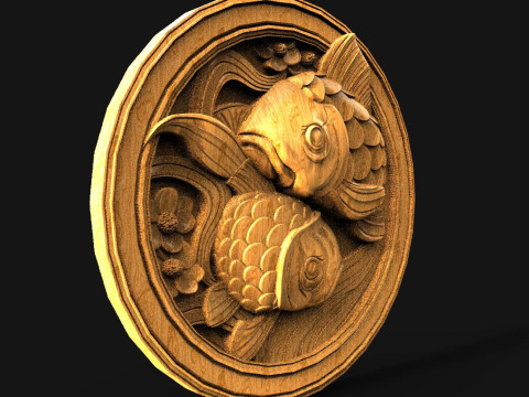Fish CNC 3D Print Model