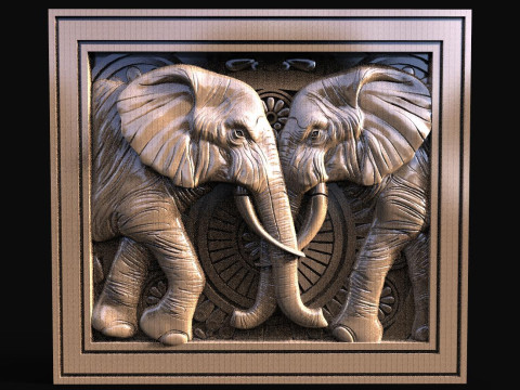 Elephant CNC 3D 프린트 모델