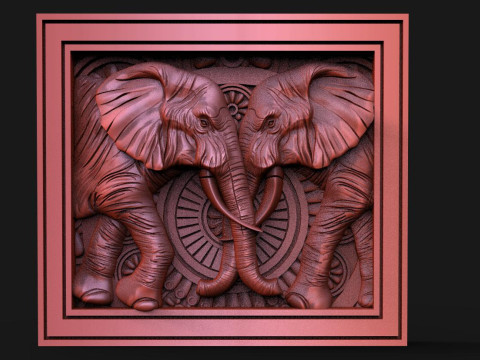 Elephant CNC 3D Принт Модель