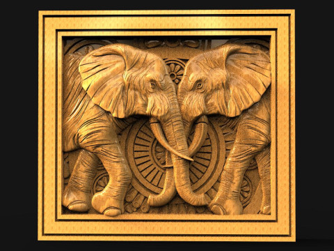 Elephant CNC 3D Принт Модель