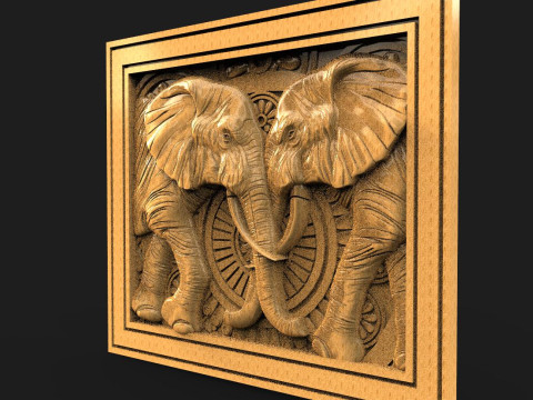 Elephant CNC 3D Принт Модель