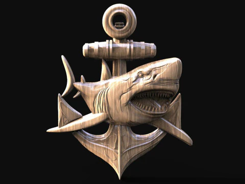 Haai CNC 3D printmodel