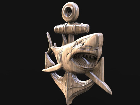 Shark CNC 3D-printmodel