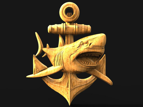 Shark CNC 3D-printmodel