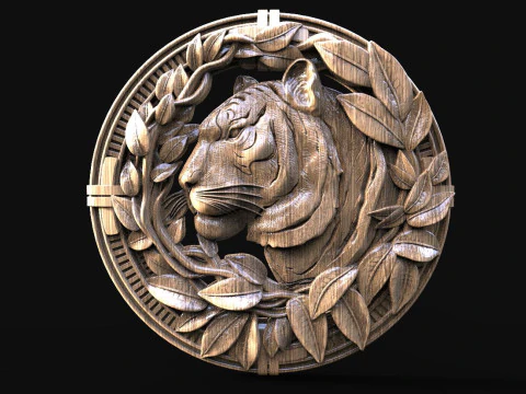 टाइगर सीएनसी 3D प्रिंट मॉडल