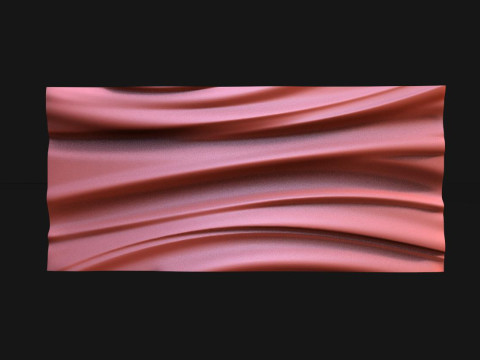 Panel Wave CNC 3D-printmodel
