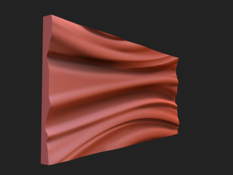 Panel Wave CNC 3D प्रिंट मॉडल
