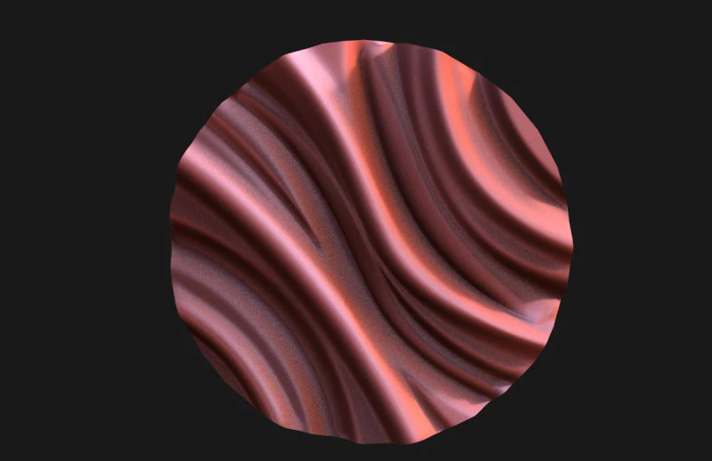 Panel Wave CNC STL file 3D Print Model .c4d .max .obj .3ds .fbx .stl .blend 