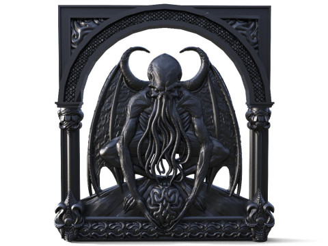 Cthulhu CNC STL file 3D प्रिंट मॉडल