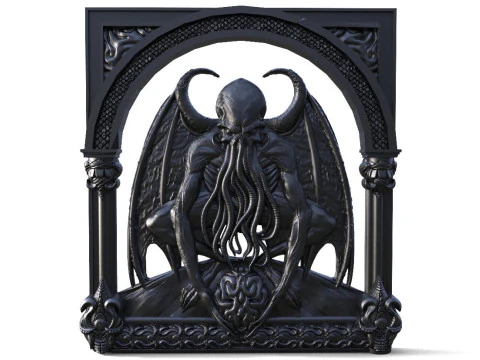 Cthulhu CNC STL file 3D Print Model