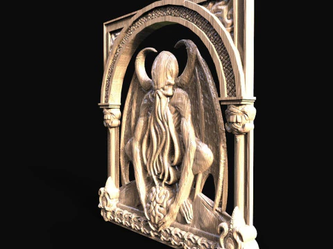 Cthulhu CNC STL file 3D Print Model