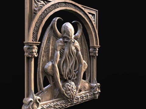 Cthulhu CNC STL file 3D प्रिंट मॉडल