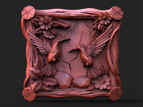 Hummingbird CNC 3D प्रिंट मॉडल