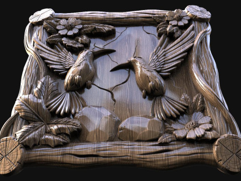 Hummingbird CNC 3D प्रिंट मॉडल