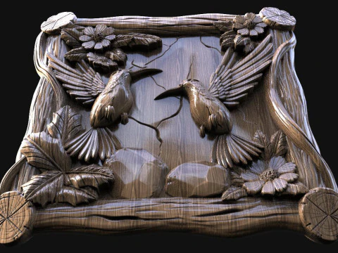 Hummingbird CNC 3D Print Model