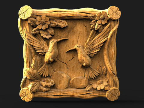 Hummingbird CNC 3D प्रिंट मॉडल