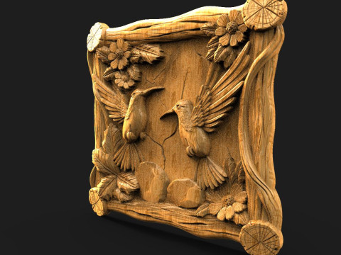 Hummingbird CNC 3D प्रिंट मॉडल