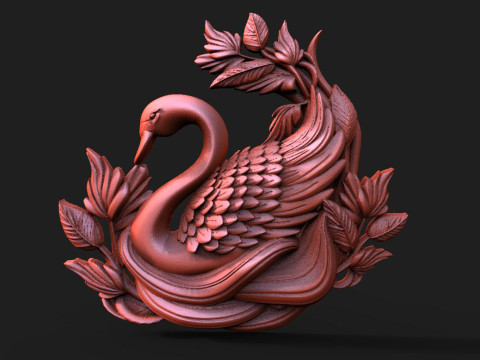 Swan CNC 3D Print Model