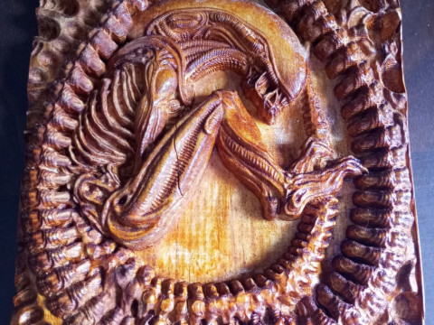 Alien Xenomorph STL file 3D Print Model