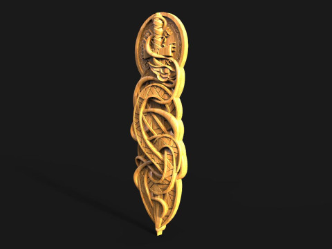 Viking Dragon CNC 3D-Druckmodell