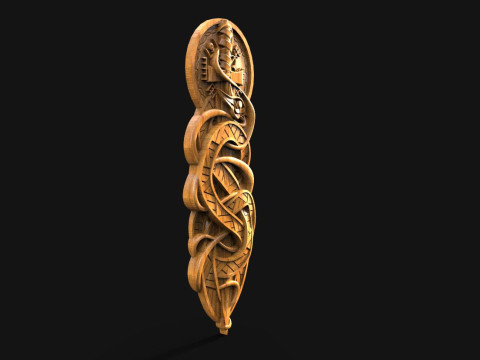 Viking Dragon CNC 3D-Druckmodell