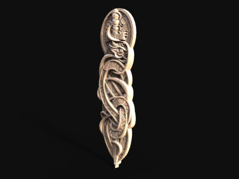Viking Dragon CNC 3D-Druckmodell
