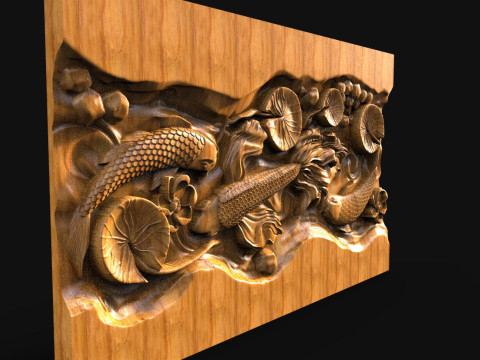 Fish CNC 3D Baskı Modeli