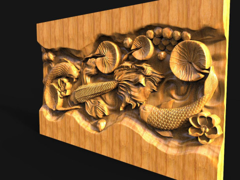 Fish CNC 3D Baskı Modeli