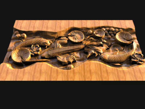 Fish CNC 3D Baskı Modeli