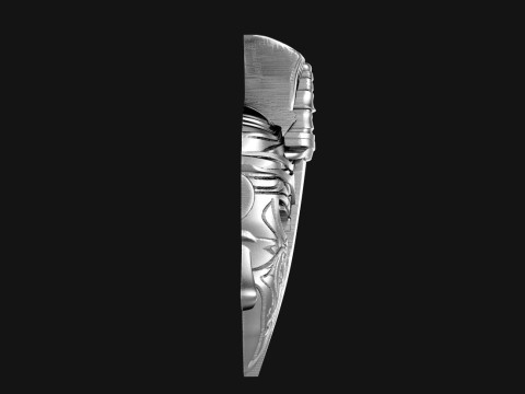 Spartan skull pendant Modelo de Impressão 3D