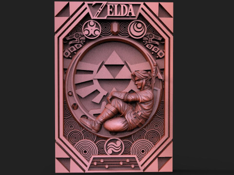 Zelda Link CNC Modelo de impresión 3D