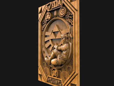Zelda Link CNC 3D Print Model