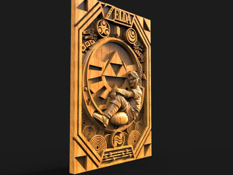 Zelda Link CNC 3D Print Model