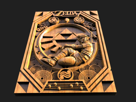 Zelda Link CNC Modelo de impresión 3D