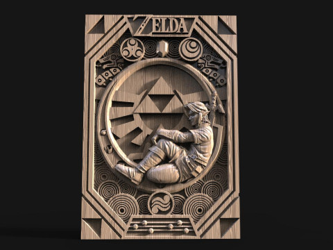 Zelda Link CNC Modelo de impresión 3D