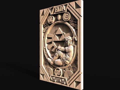 Zelda Link CNC Modelo de impresión 3D