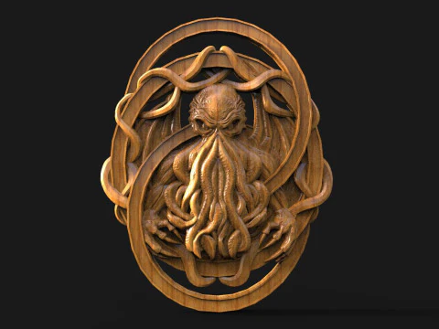 ЧПУ Ктулху 3D Принт Модель