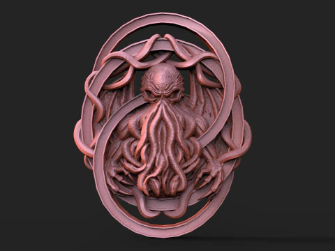 Cthulhu CNC 3D Print Model