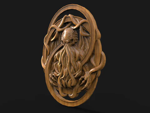 Cthulhu CNC 3D Print Model