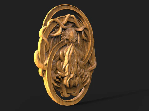 Cthulhu CNC 3D Print Model