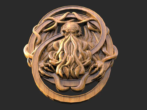 Cthulhu CNC 3D Print Model