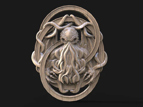 Cthulhu CNC 3D Print Model