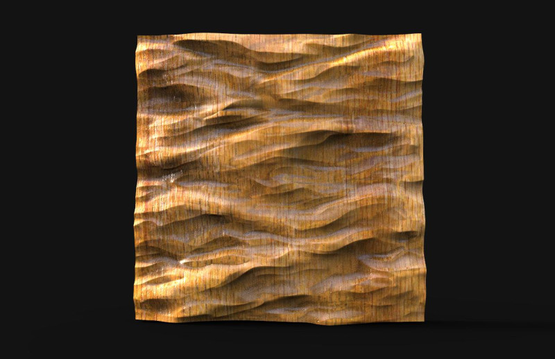 Panel deco CNC 3D-printmodel .c4d .max .obj .3ds .fbx .stl .blend 