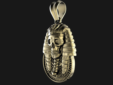 Egyptian Skull pendant 3D-printmodel