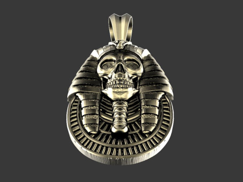 Egyptian Skull pendant 3D-printmodel