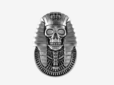 Egyptian Skull pendant 3D Print Model