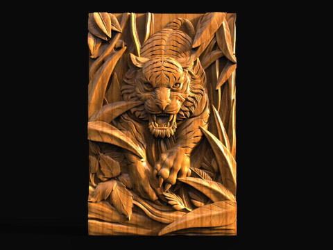 Tiger CNC 3D प्रिंट मॉडल