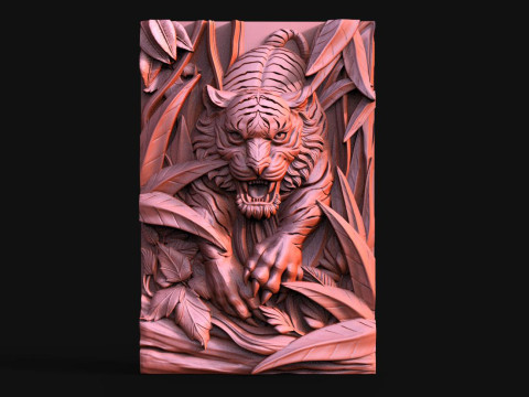 Tiger CNC Modelo de impresión 3D