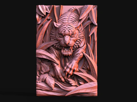 Tiger CNC 3D Print Model